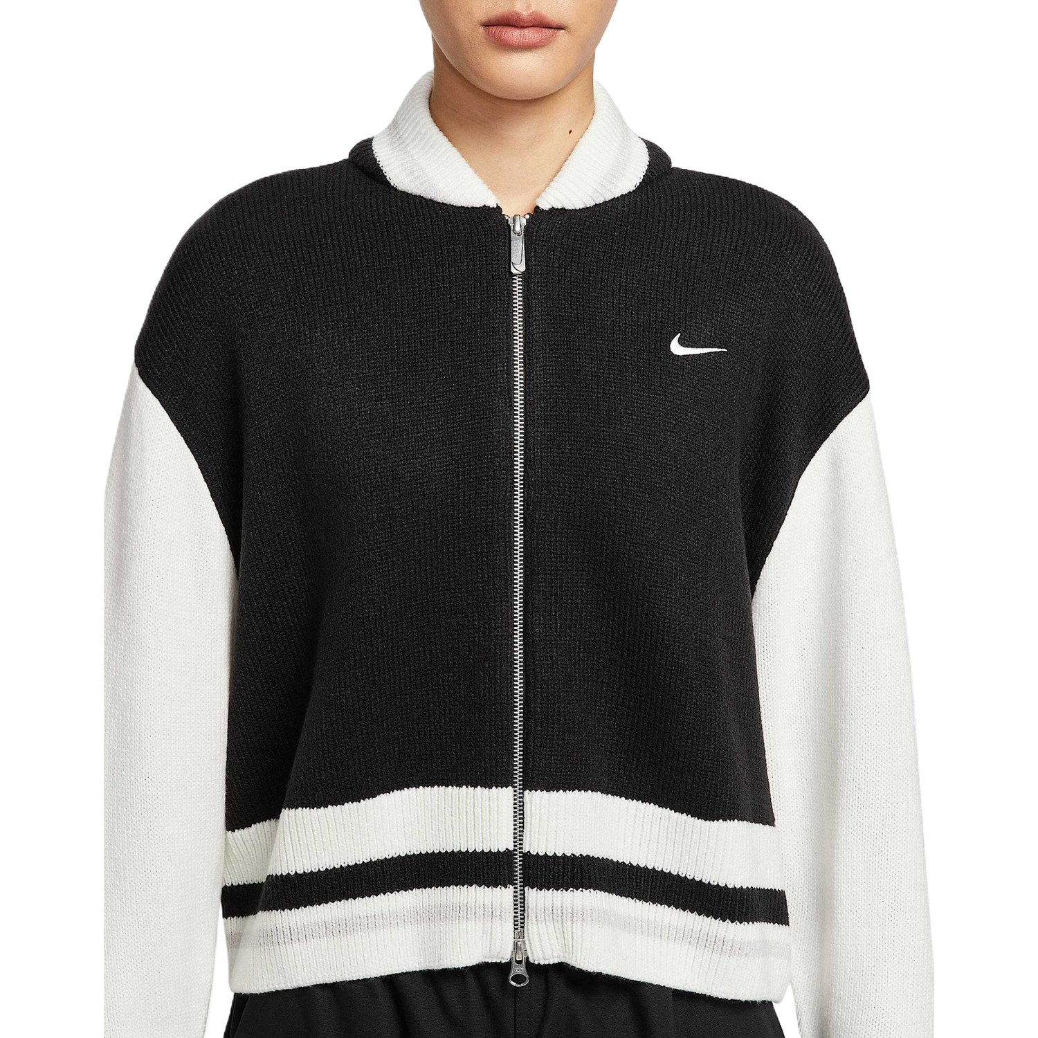 Топ Sportswear Knitwear Women's Nike, черный/белый/серый
Топ Sportswear Knitwear Women's Nike, черный/белый/серый