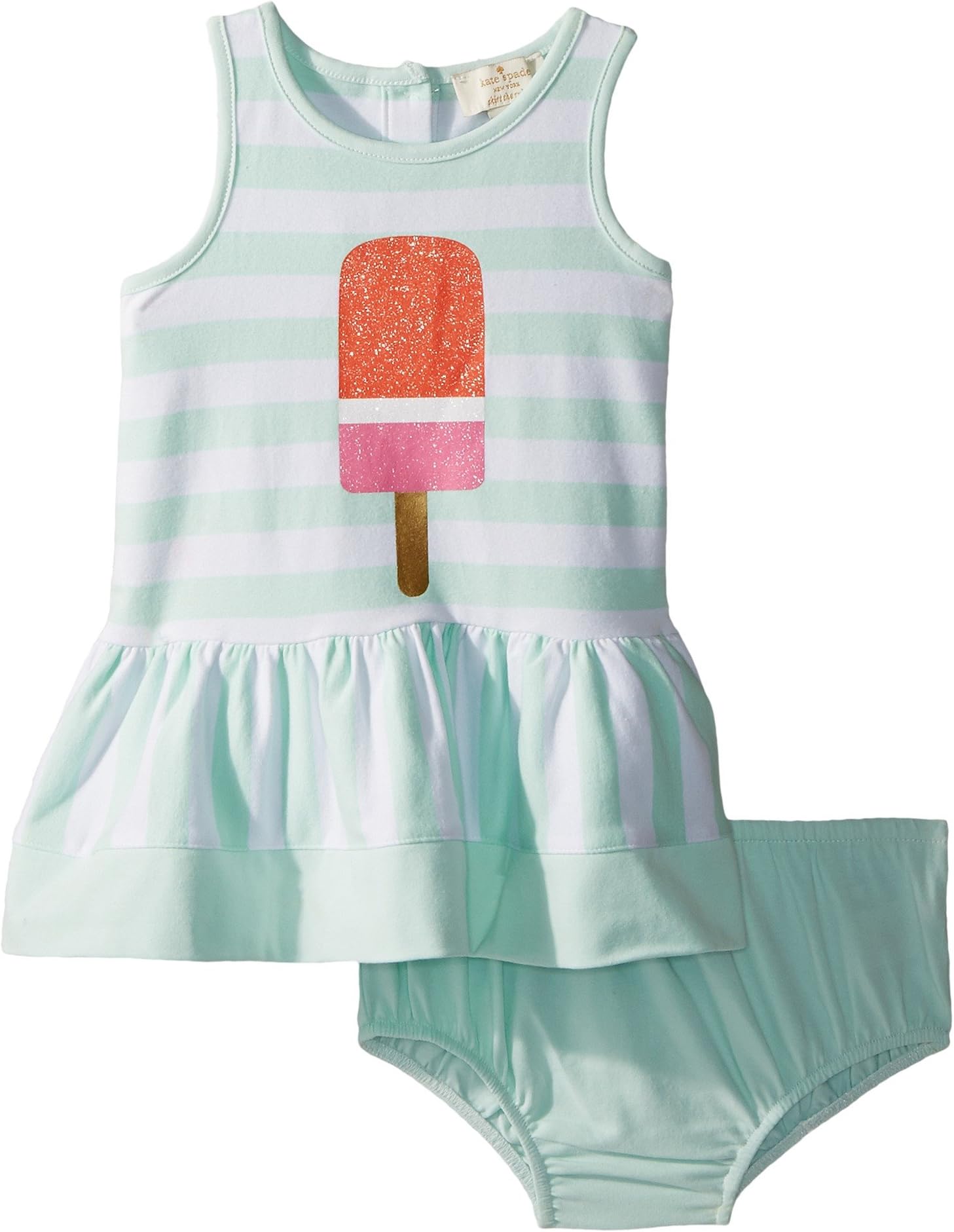 Платье Kate Spade New York Kids Ice Pop Stripe Dress (Infant), цвет Fresh Mint/Fresh White
Платье Kate Spade New York Kids Ice Pop Stripe Dress (Infant), цвет Fresh Mint/Fresh White