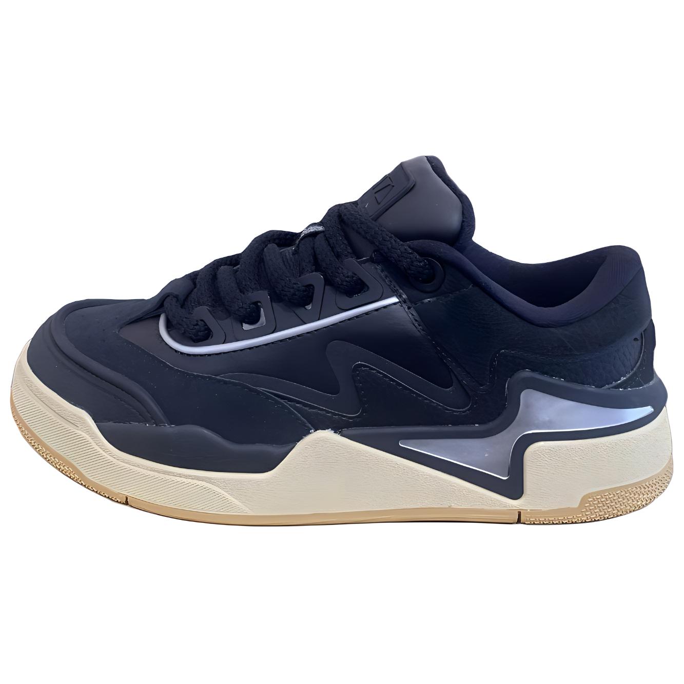 Кроссовки для скейтбординга Qijie S с противоскользящим износостойким верхом, мужские, черно-серебристые ANTA, Black Silver 
Кроссовки для скейтбординга Qijie S с противоскользящим износостойким верхом, мужские, черно-серебристые ANTA, Black Silver