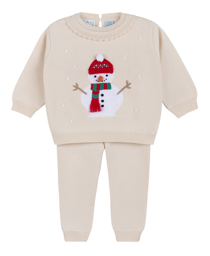 Детский вязаный комплект "Снеговик" для праздников - для малышей и маленьких детей Feltman Brothers, слоновая кость/кремовый
Детский вязаный комплект "Снеговик" для праздников - для малышей и маленьких детей Feltman Brothers, слоновая кость/кремовый