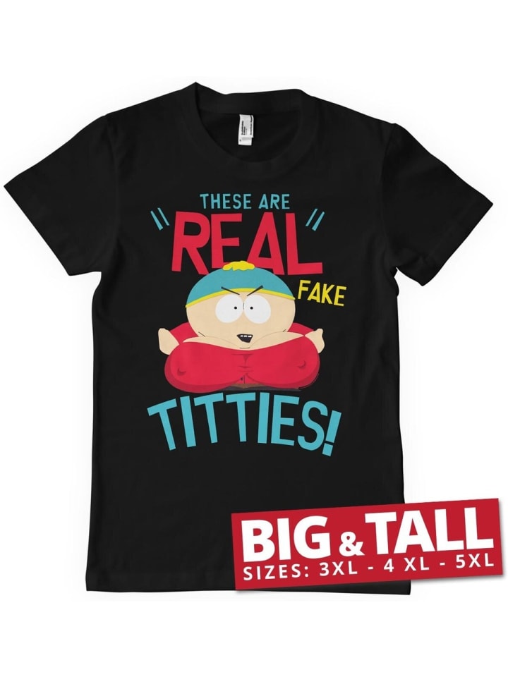 South Park Футболка с надписью "Это настоящие поддельные сиськи" черного цвета, Черный, South Park Футболка с надписью "Это настоящие поддельные сиськи" черного цвета
South Park Футболка с надписью "Это настоящие поддельные сиськи" черного цвета, Черный, South Park Футболка с надписью "Это настоящие поддельные сиськи" черного цвета