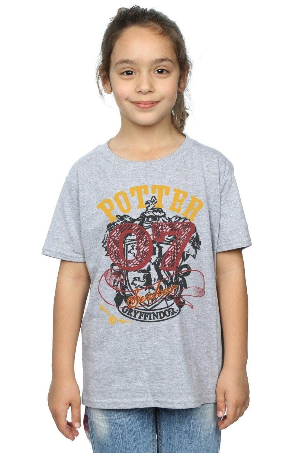 Хлопковая футболка «Гриффиндорский искатель» Harry Potter, серый
Хлопковая футболка «Гриффиндорский искатель» Harry Potter, серый