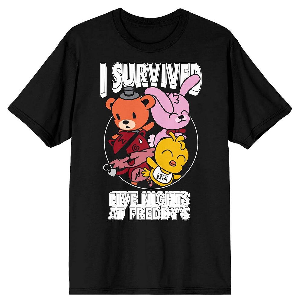 Мужская футболка Five Nights at Freddy's Tee Licensed Character, черный 
Мужская футболка Five Nights at Freddy's Tee Licensed Character, черный