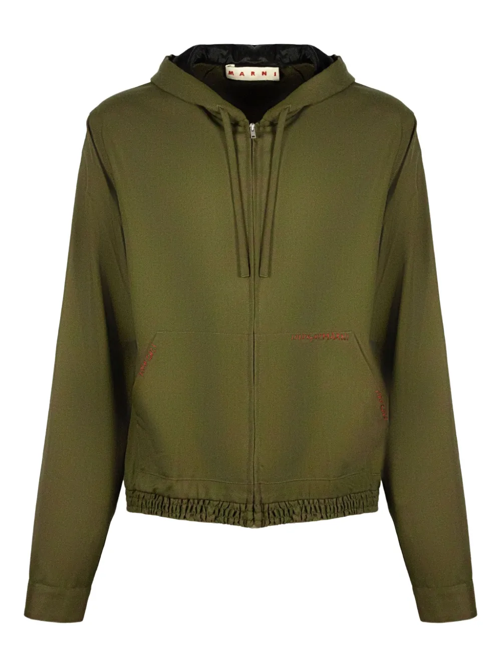 Худи на молнии Marni, зеленый
Худи на молнии Marni, зеленый