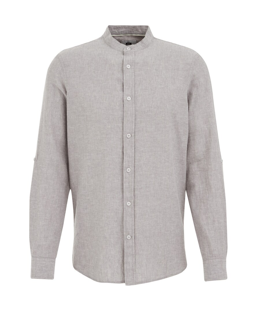 Приталенная рубашка на пуговицах WE Fashion, серый
Приталенная рубашка на пуговицах WE Fashion, серый