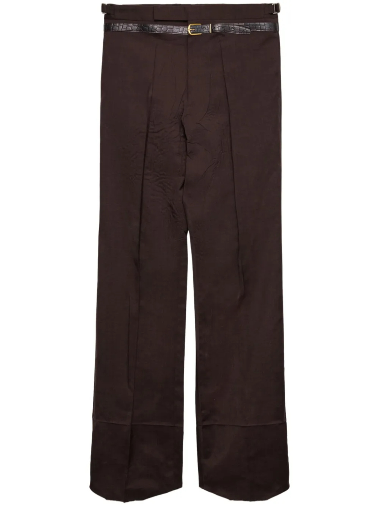 Prada брюки с поясом, коричневый
Prada брюки с поясом, коричневый