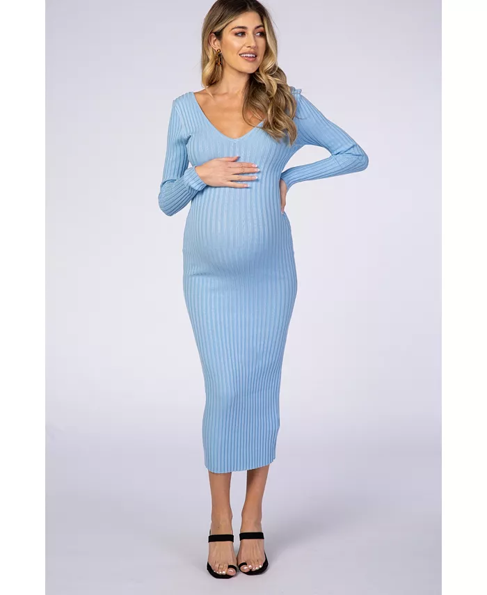 Платье макси светло-голубого цвета с V-образным вырезом и длинными рукавами для беременных Pinkblush, синий
Платье макси светло-голубого цвета с V-образным вырезом и длинными рукавами для беременных Pinkblush, синий