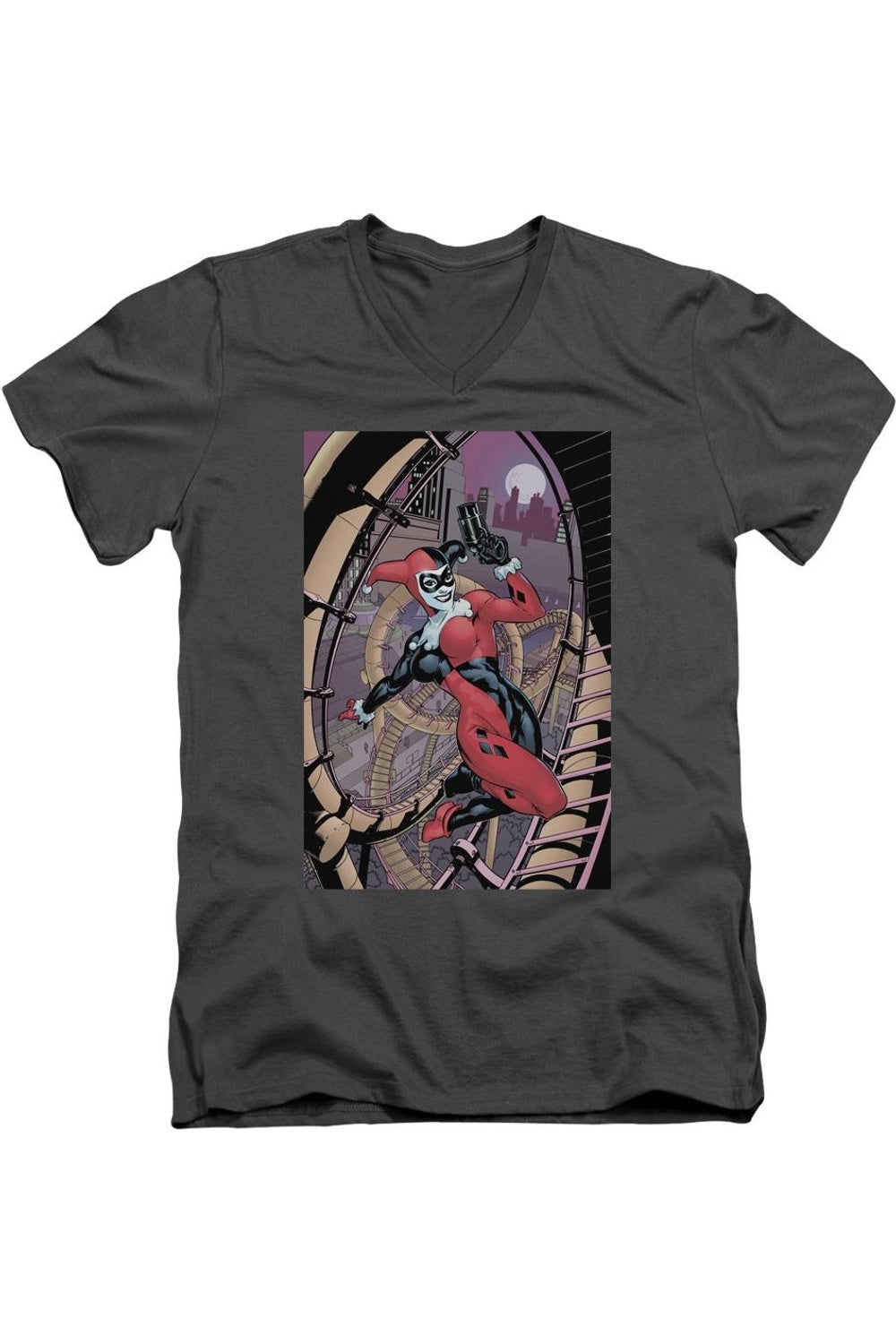 Футболка Batman Harley First с коротким рукавом и V-образным вырезом для взрослых из премиального хлопка Gildan, цвет charcoal
Футболка Batman Harley First с коротким рукавом и V-образным вырезом для взрослых из премиального хлопка Gildan, цвет charcoal