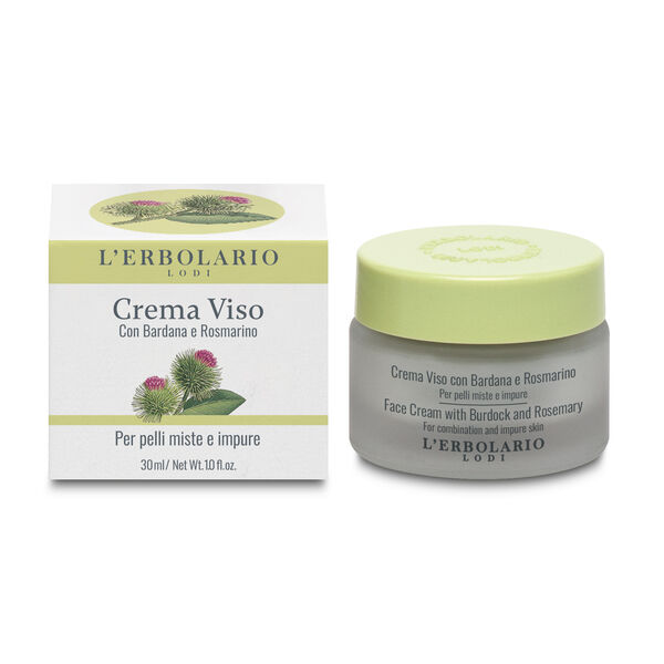 Крем для лица с лопухом и розмарином для комбинированной и проблемной кожи, 30 мл L'Erbolario
Крем для лица с лопухом и розмарином для комбинированной и проблемной кожи, 30 мл L'Erbolario