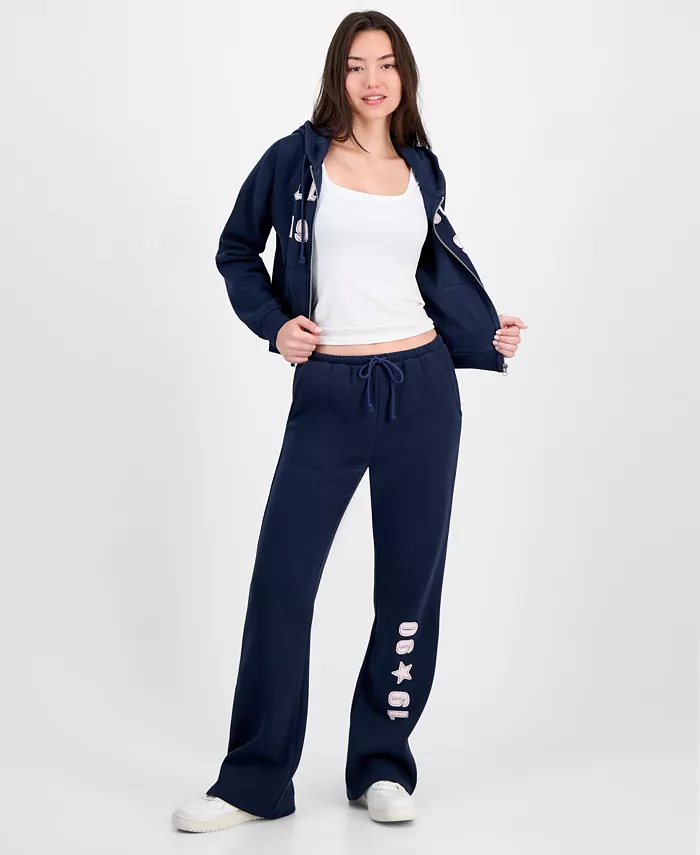 Спортивные брюки-клеш из флиса для юниоров Planet Heart, синий
Спортивные брюки-клеш из флиса для юниоров Planet Heart, синий