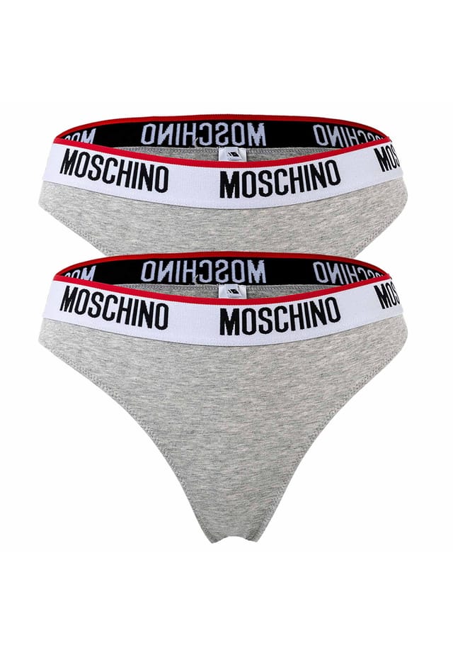 Трусы 2-упаковка - трусы из хлопковой смеси с логотипом на поясе простые Moschino, серый
Трусы 2-упаковка - трусы из хлопковой смеси с логотипом на поясе простые Moschino, серый