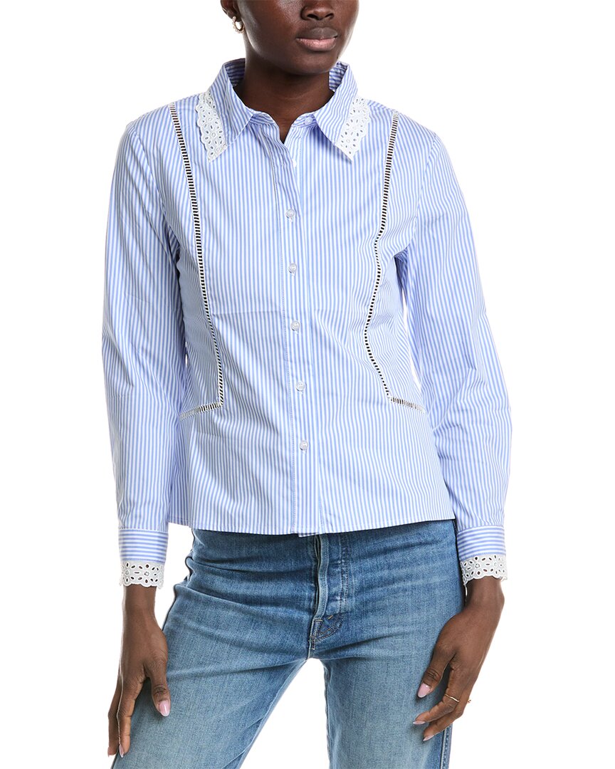 Рубашка Gracia с кружевной отделкой, синий
Рубашка Gracia с кружевной отделкой, синий