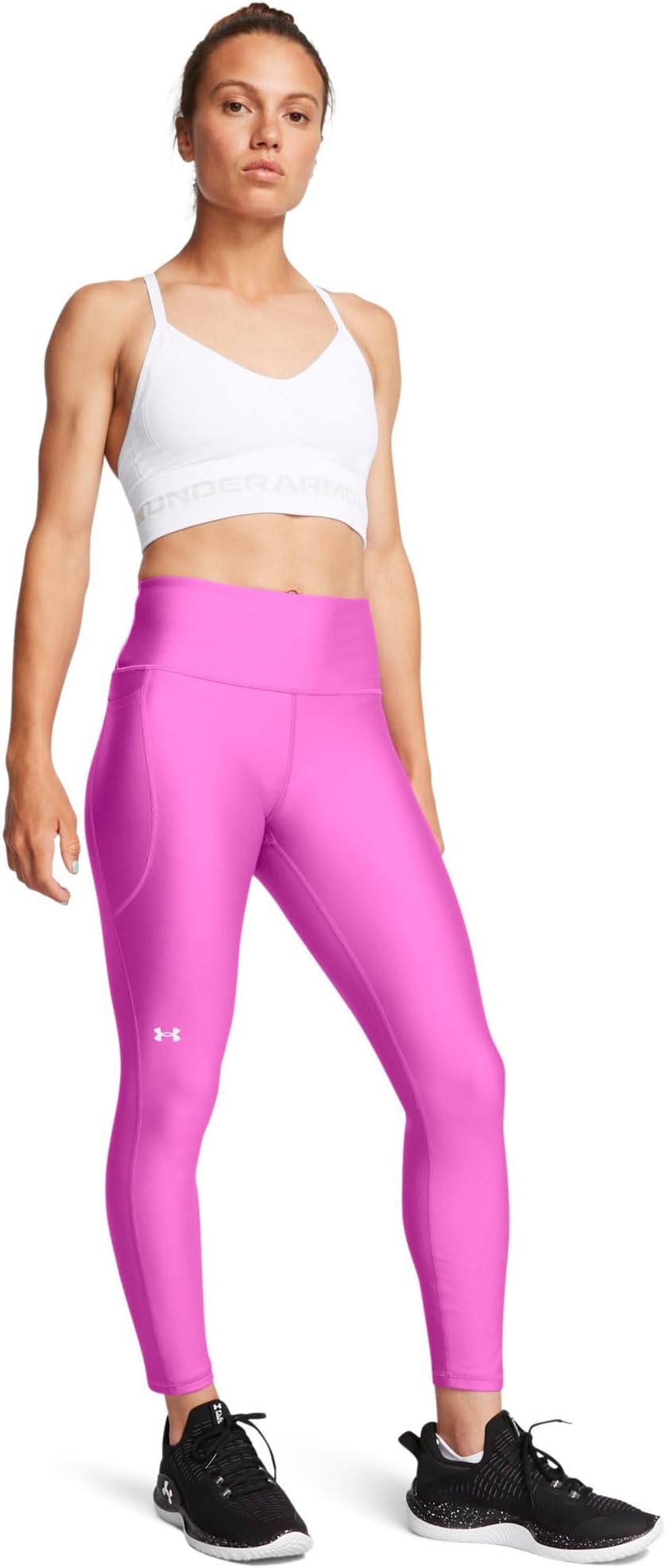 Брюки Under Armour HeatGear Armour High-Waisted Ankle Leggings, цвет Vivid Magenta/White
Брюки Under Armour HeatGear Armour High-Waisted Ankle Leggings, цвет Vivid Magenta/White
