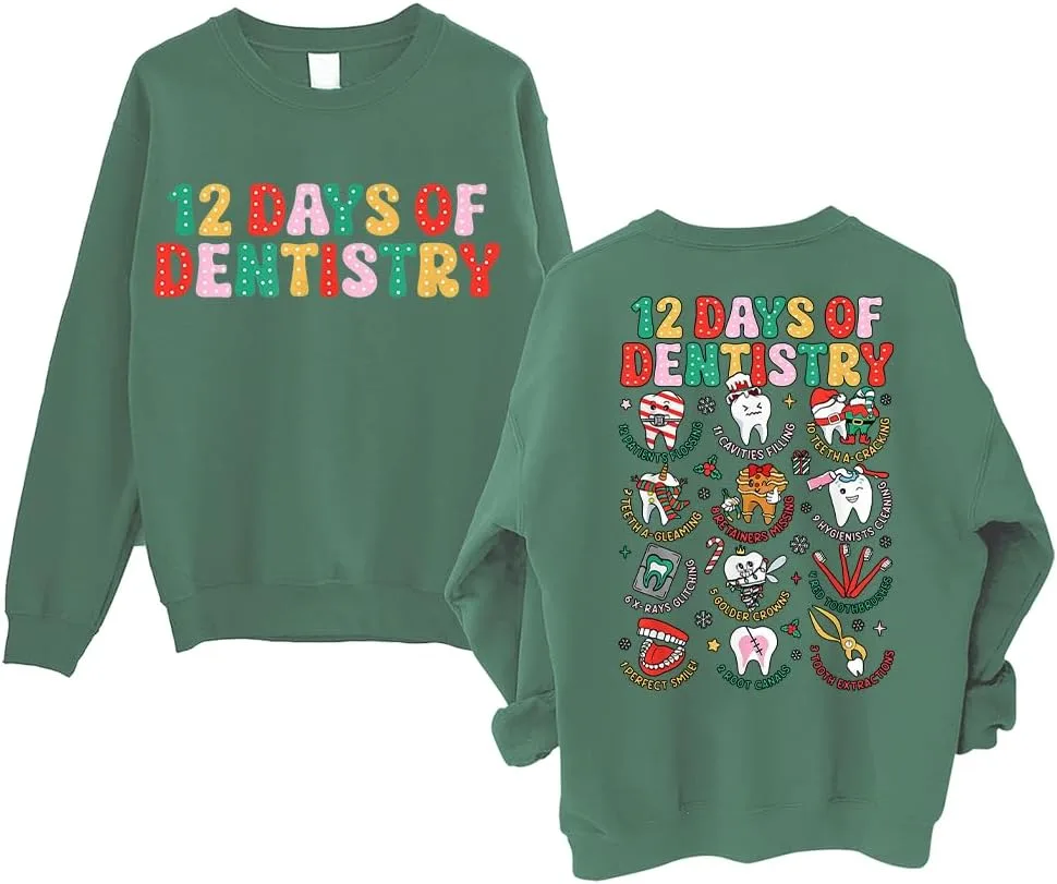 Свитшот Christmas Dental 12 Days Of Dentistry
Свитшот Christmas Dental 12 Days Of Dentistry