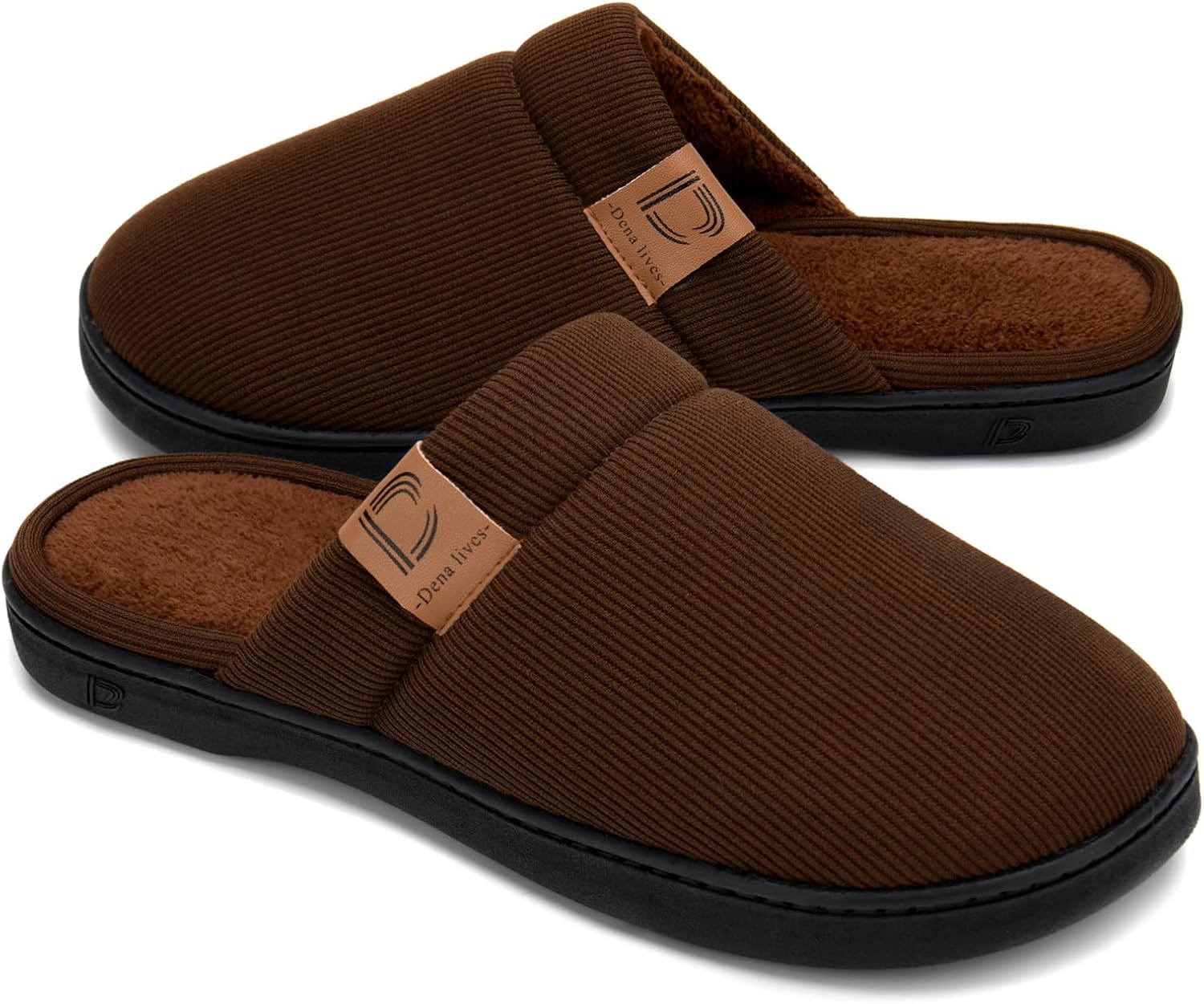 Мужские тапочки DL с мемори-пеной и пушистой подкладкой, домашние тапочки на резиновой подошве с противоскользящим эффектом для использования внутри и снаружи, Tan
Мужские тапочки DL с мемори-пеной и пушистой подкладкой, домашние тапочки на резиновой подошве с противоскользящим эффектом для использования внутри и снаружи, Tan