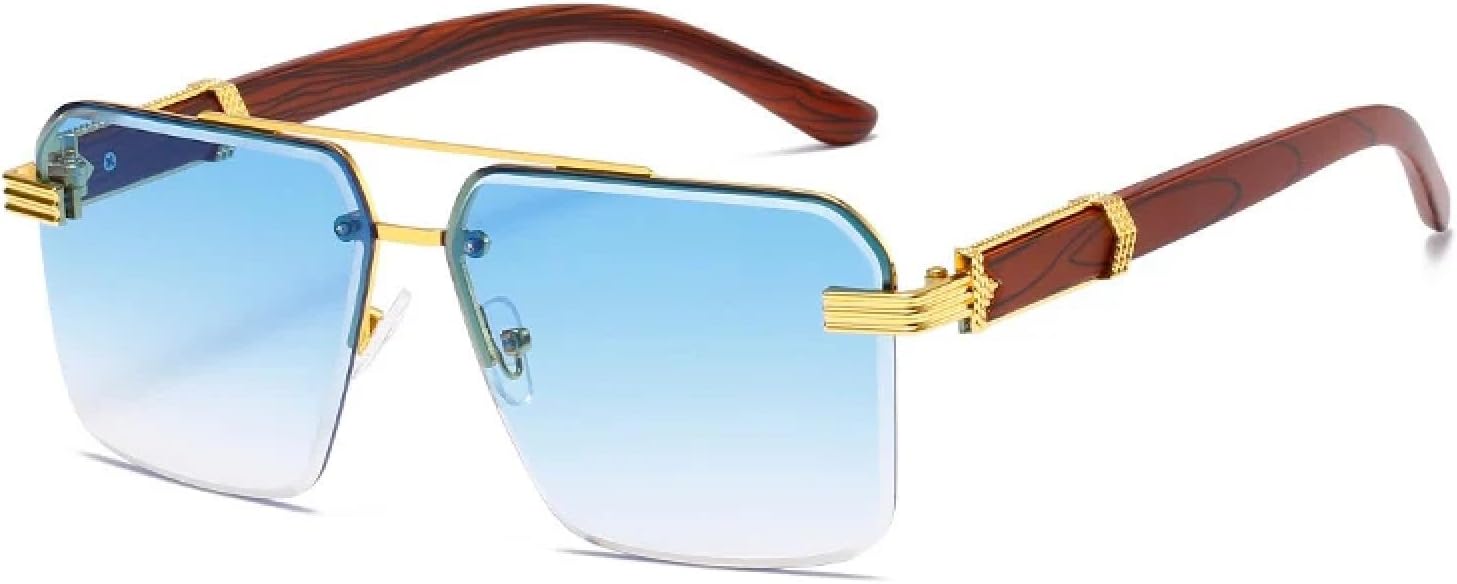 Модные роскошные солнцезащитные очки с двойной перемычкой для женщин и мужчин, в стиле ретро, для активного отдыха и вождения, женские, с защитой от УФ-излучения UV400 TKKTLLT, Gold Gradient Blue
Модные роскошные солнцезащитные очки с двойной перемычкой для женщин и мужчин, в стиле ретро, для активного отдыха и вождения, женские, с защитой от УФ-излучения UV400 TKKTLLT, Gold Gradient Blue