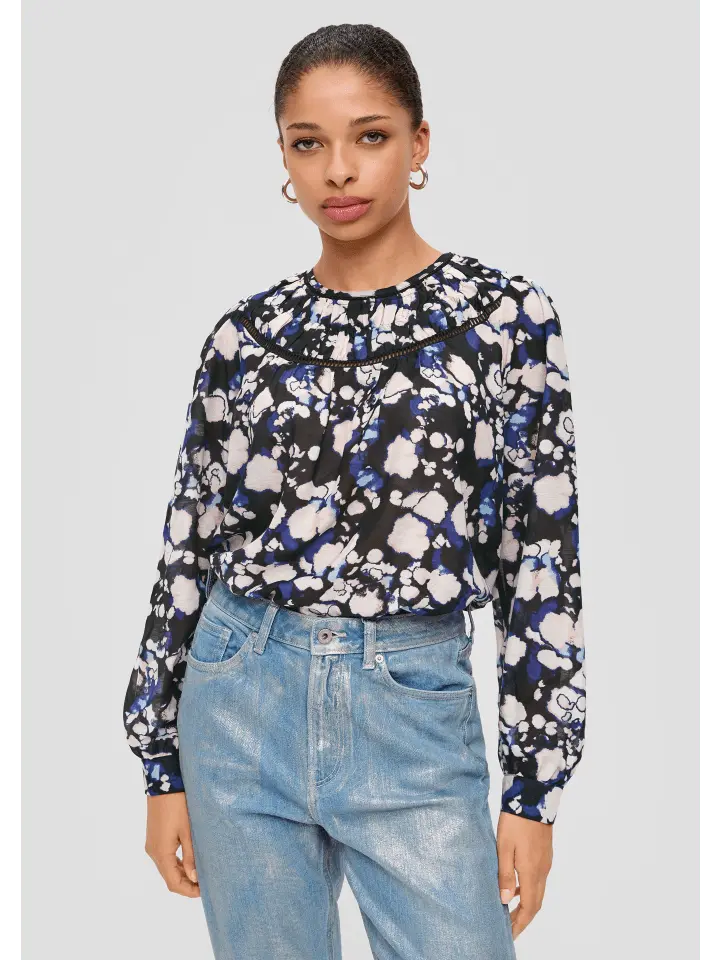 Блуза QS langarm, цвет mehrfarbig-schwarz
Блуза QS langarm, цвет mehrfarbig-schwarz