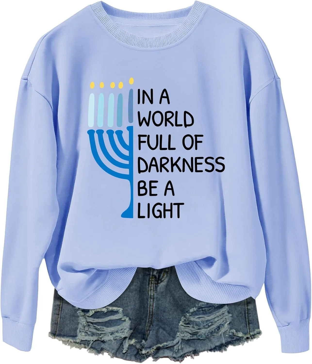 Толстовка Hanukkah Funny Chanukah In A World Full Of Darkness Be A Light LEOUTJE
Толстовка Hanukkah Funny Chanukah In A World Full Of Darkness Be A Light LEOUTJE