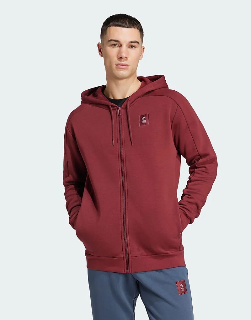 Толстовка с капюшоном adidas Football Manchester United на молнии, сезонная, бордового цвета adidas performance
Толстовка с капюшоном adidas Football Manchester United на молнии, сезонная, бордового цвета adidas performance