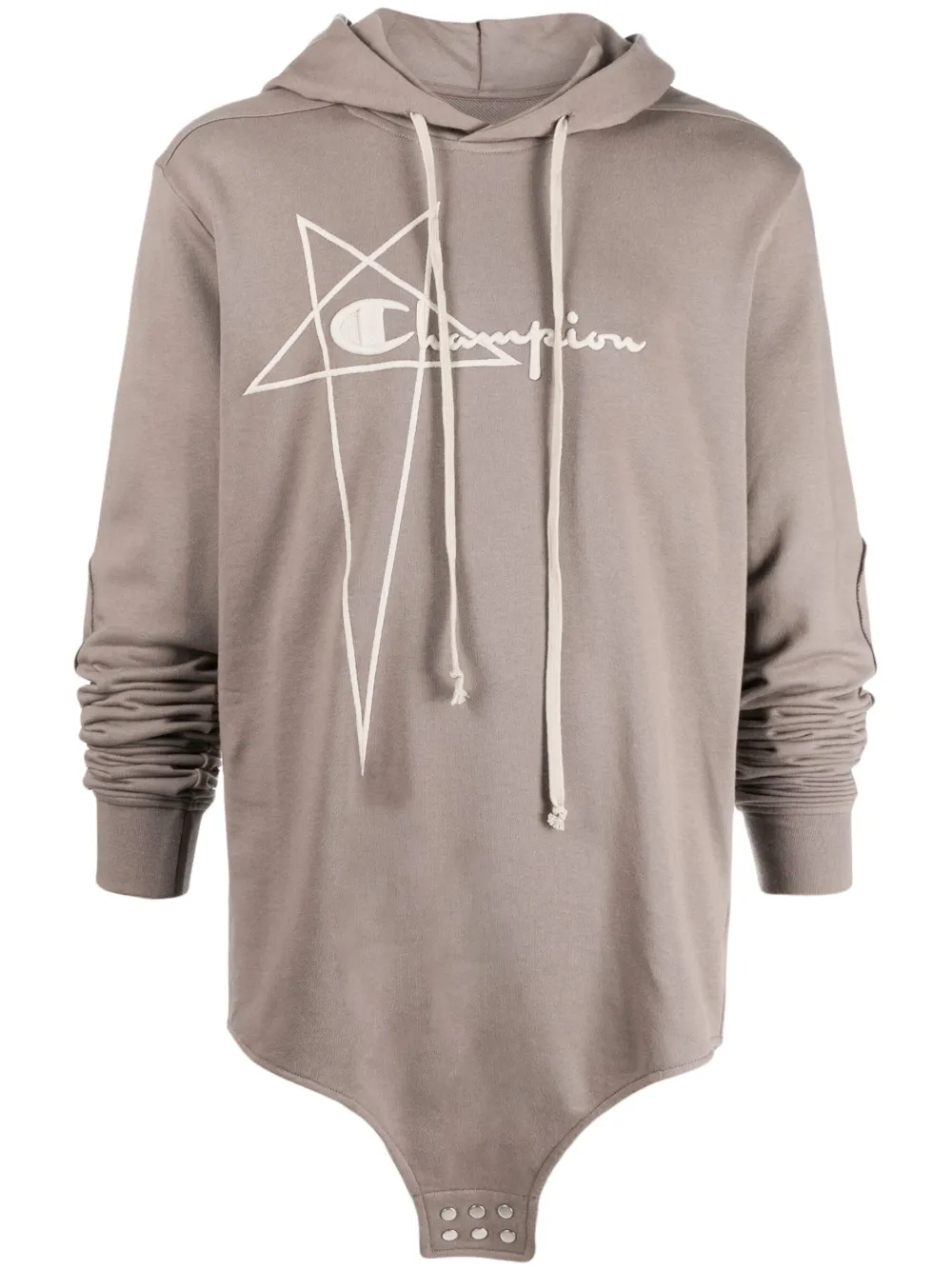 Худи с вышитым логотипом Rick Owens, серый
Худи с вышитым логотипом Rick Owens, серый