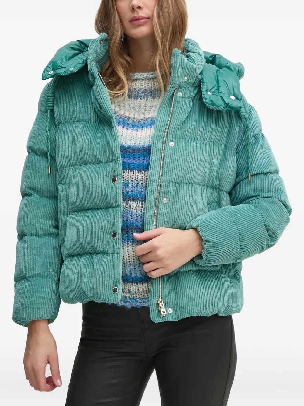 Вельветовая стеганая куртка Geox, зеленый
Вельветовая стеганая куртка Geox, зеленый