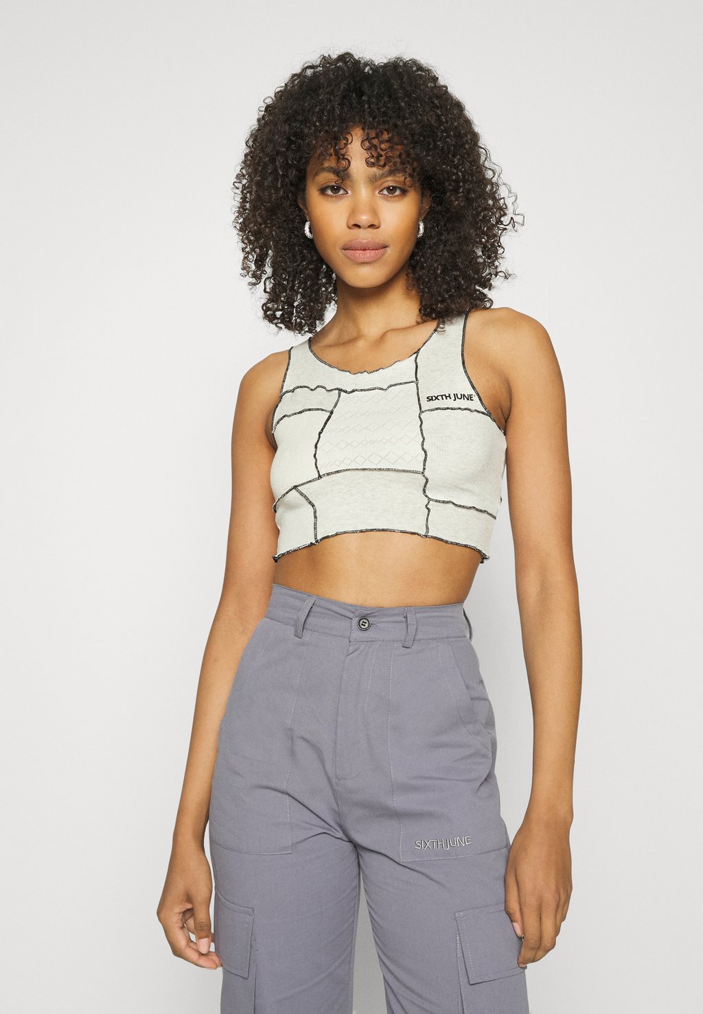 Топ CROP Sixth June, молочный
Топ CROP Sixth June, молочный