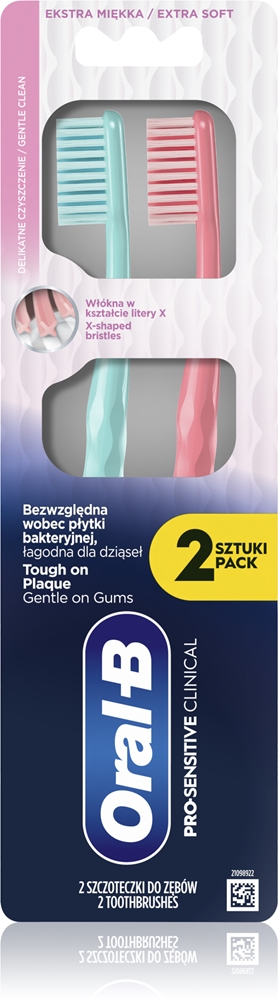 Клиническая зубная щетка Pro-Sensitive Oral-B, 2 шт
Клиническая зубная щетка Pro-Sensitive Oral-B, 2 шт