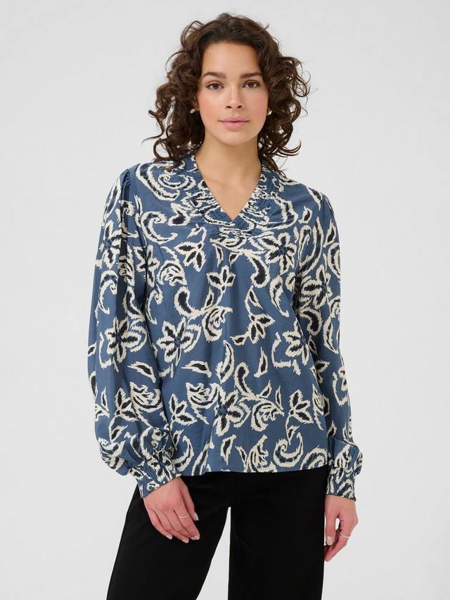 Блузка с длинными рукавами и V-образным вырезом с цветочным принтом Dahlia KAFFE
Блузка с длинными рукавами и V-образным вырезом с цветочным принтом Dahlia KAFFE