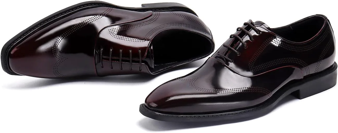 Мужские оксфорды формальные туфли Вингтип Брог классические на шнуровке дерби из натуральной кожи, модные туфли для костюма, делового, повседневного, выпускного, свадебного и смокингового образа Santimon, красный
Мужские оксфорды формальные туфли Вингтип Брог классические на шнуровке дерби из натуральной кожи, модные туфли для костюма, делового, повседневного, выпускного, свадебного и смокингового образа Santimon, красный