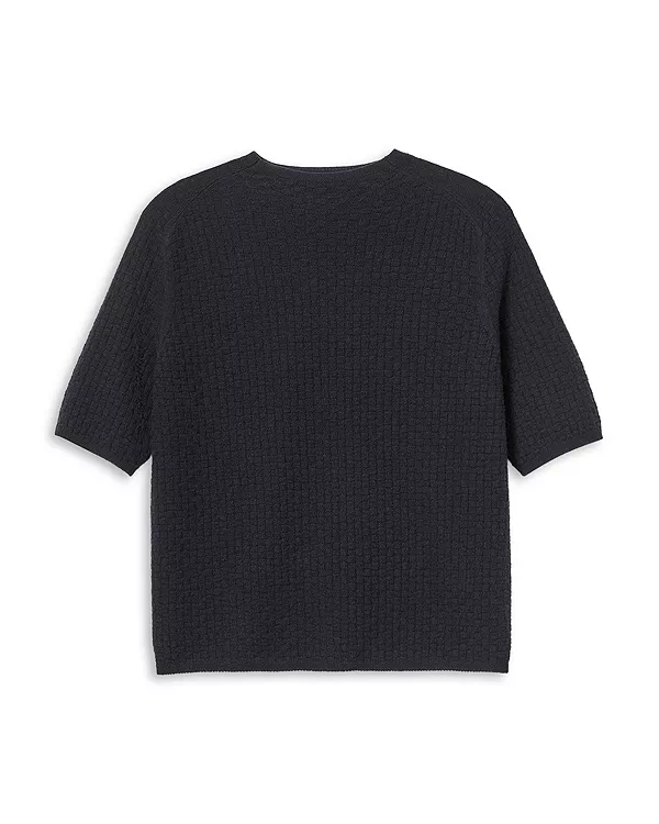 Кашемировый свитер с воротником-стойкой и плетением «корзинка» Lafayette 148 New York, синий
Кашемировый свитер с воротником-стойкой и плетением «корзинка» Lafayette 148 New York, синий