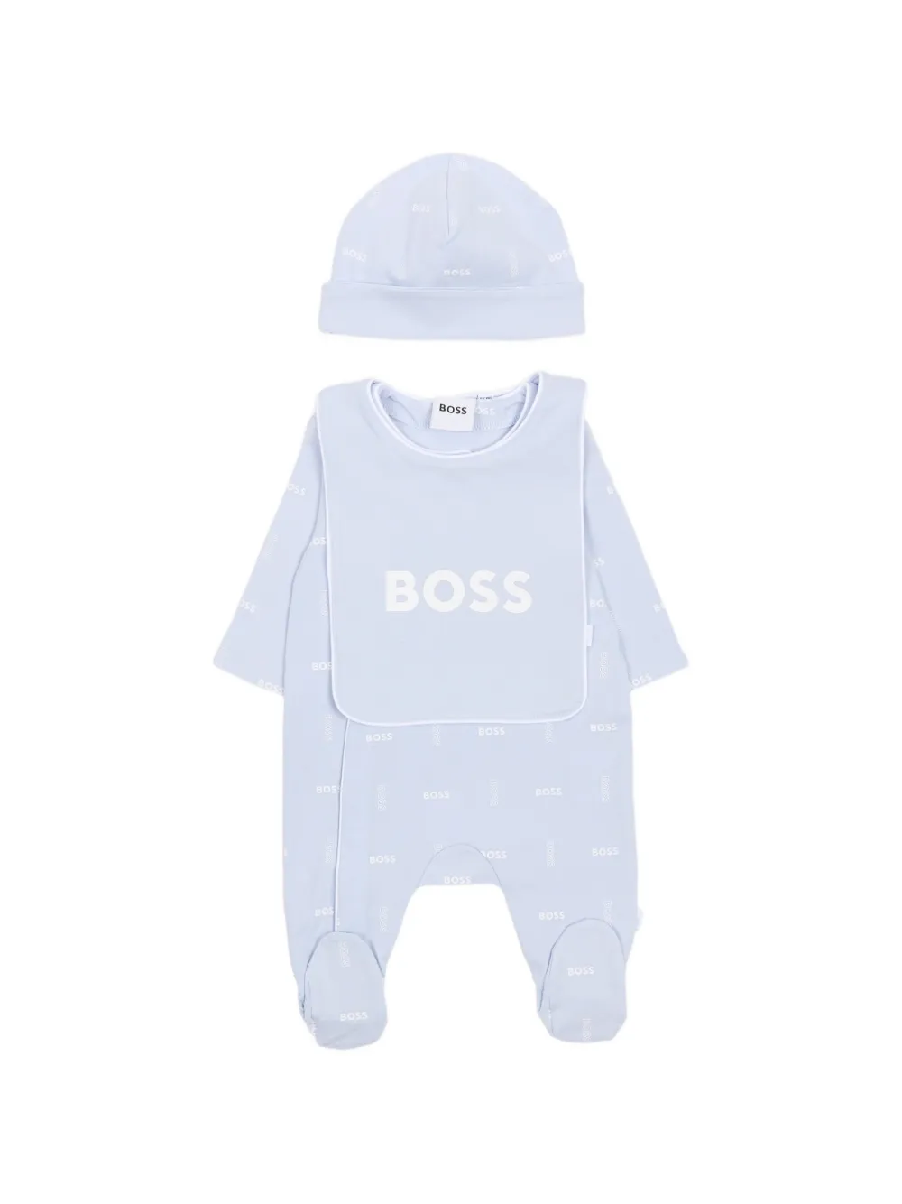 Комплект детской одежды с узором Boss Kidswear, синий
Комплект детской одежды с узором Boss Kidswear, синий
