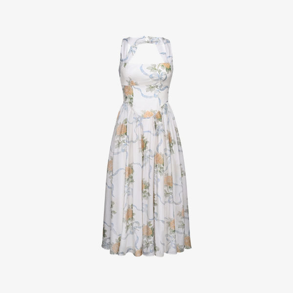 Платье миди House Of Cb Minerva из шифона с цветочным принтом, голубой
Платье миди House Of Cb Minerva из шифона с цветочным принтом, голубой