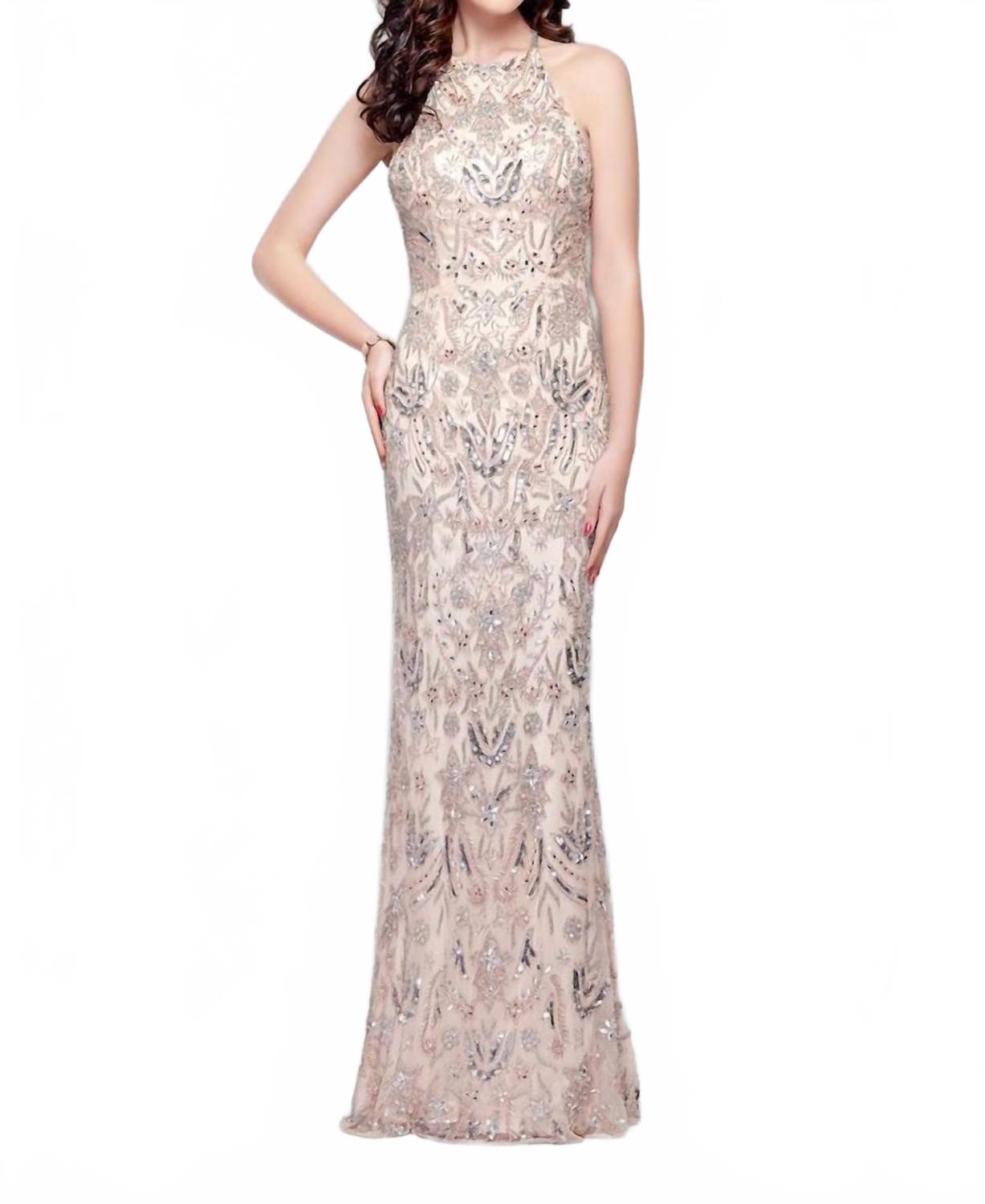 Элегантное бисерное платье в нежно-розовом цвете Primavera
Элегантное бисерное платье в нежно-розовом цвете Primavera