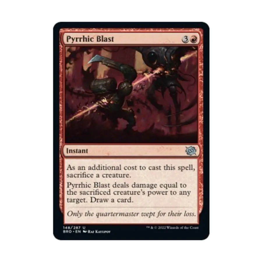 CCG Пирров взрыв (U), MTG - The Brothers War 
CCG Пирров взрыв (U), MTG - The Brothers War