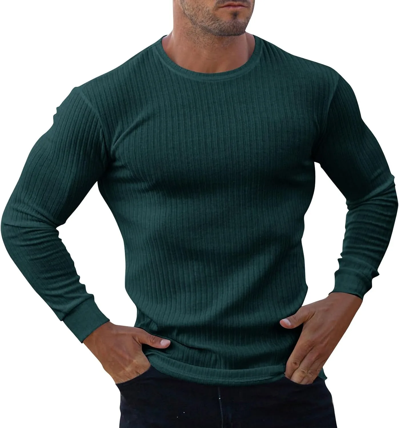 Мужская футболка с длинным рукавом Fall Crewneck, анти-морщин, Slim Fitted Kenvina
Мужская футболка с длинным рукавом Fall Crewneck, анти-морщин, Slim Fitted Kenvina