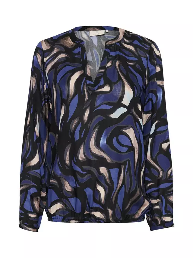 Топ KAFFE Ditte Abstract Elastic Hem, цвет navy/multi
Топ KAFFE Ditte Abstract Elastic Hem, цвет navy/multi