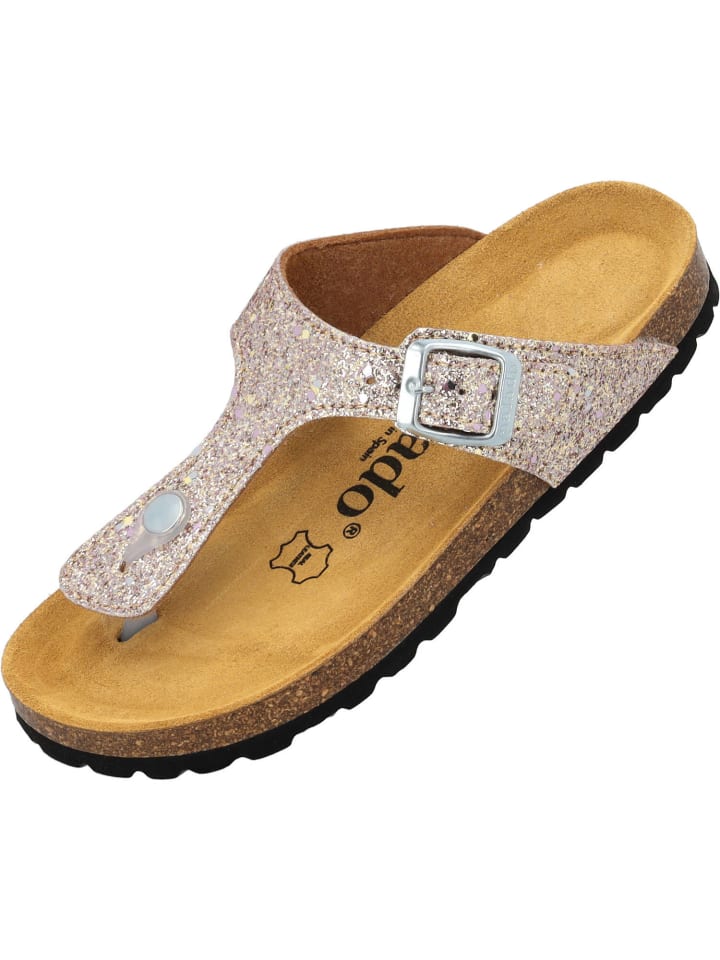 Шлепки palado Zehentrenner, цвет rosegold glitter
Шлепки palado Zehentrenner, цвет rosegold glitter