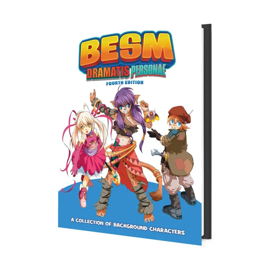 BESM Dramatis Personae (4th Edition), BESM Role Playing Games (Big Eyes, Small Mouth) 4th Edition (Dyskami Publishing), твердый переплет
BESM Dramatis Personae (4th Edition), BESM Role Playing Games (Big Eyes, Small Mouth) 4th Edition (Dyskami Publishing), твердый переплет