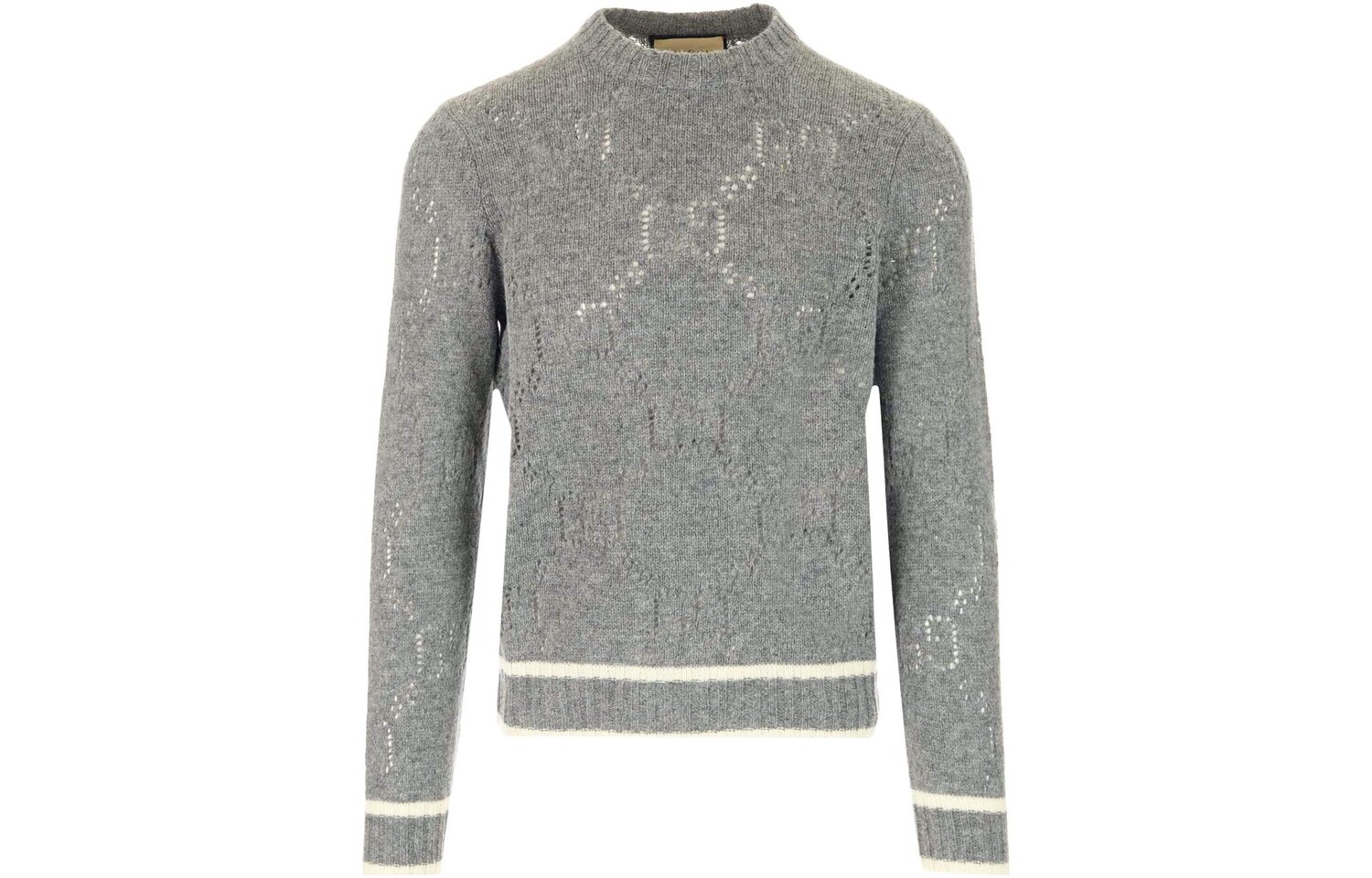 Свитер мужской серый Gucci, серый 
Свитер мужской серый Gucci, серый