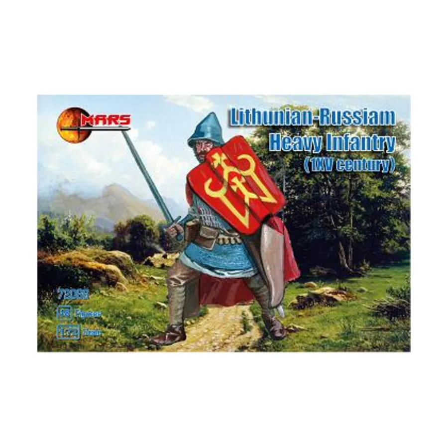 Литовско-российская тяжелая пехота, 1st Half of the XV Century Miniatures (1:72)
Литовско-российская тяжелая пехота, 1st Half of the XV Century Miniatures (1:72)