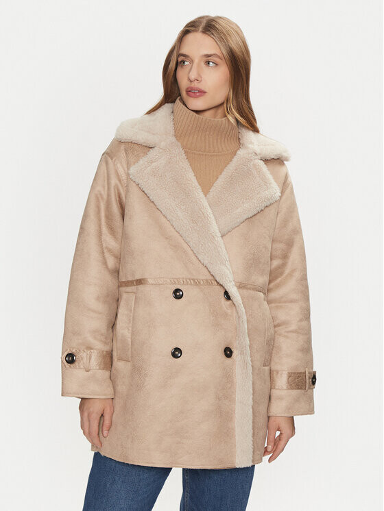 Шуба стандартного кроя Only, бежевый
Шуба стандартного кроя Only, бежевый