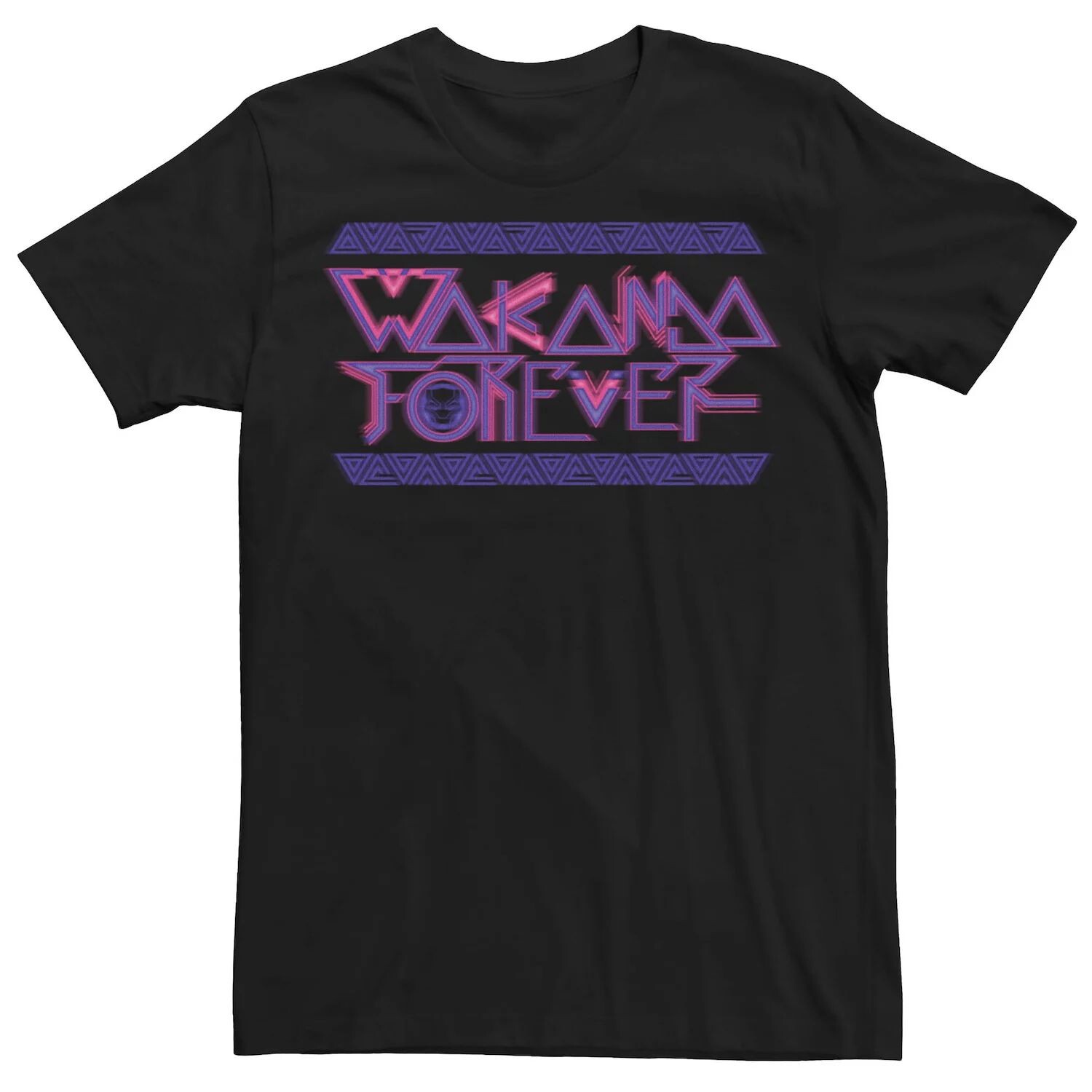 Мужская футболка с неоновым логотипом Marvel Wakanda Forever Tribal Licensed Character
Мужская футболка с неоновым логотипом Marvel Wakanda Forever Tribal Licensed Character
