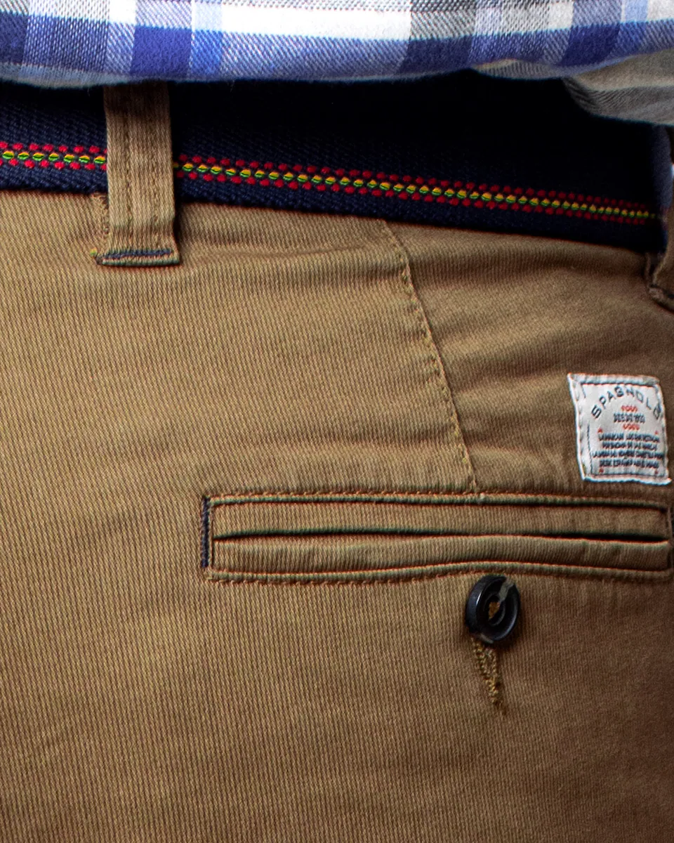 Мужские коричневые чиносы slim Spagnolo, коричневый
Мужские коричневые чиносы slim Spagnolo, коричневый