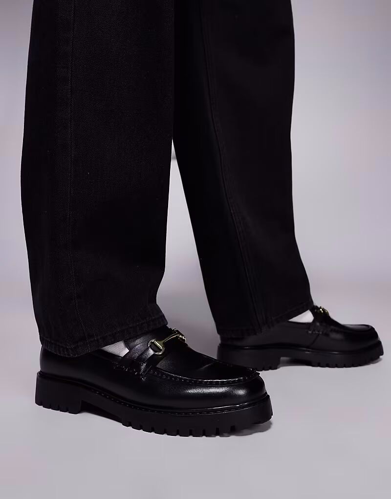 Лоферы Walk London Sean из черной кожи
Лоферы Walk London Sean из черной кожи