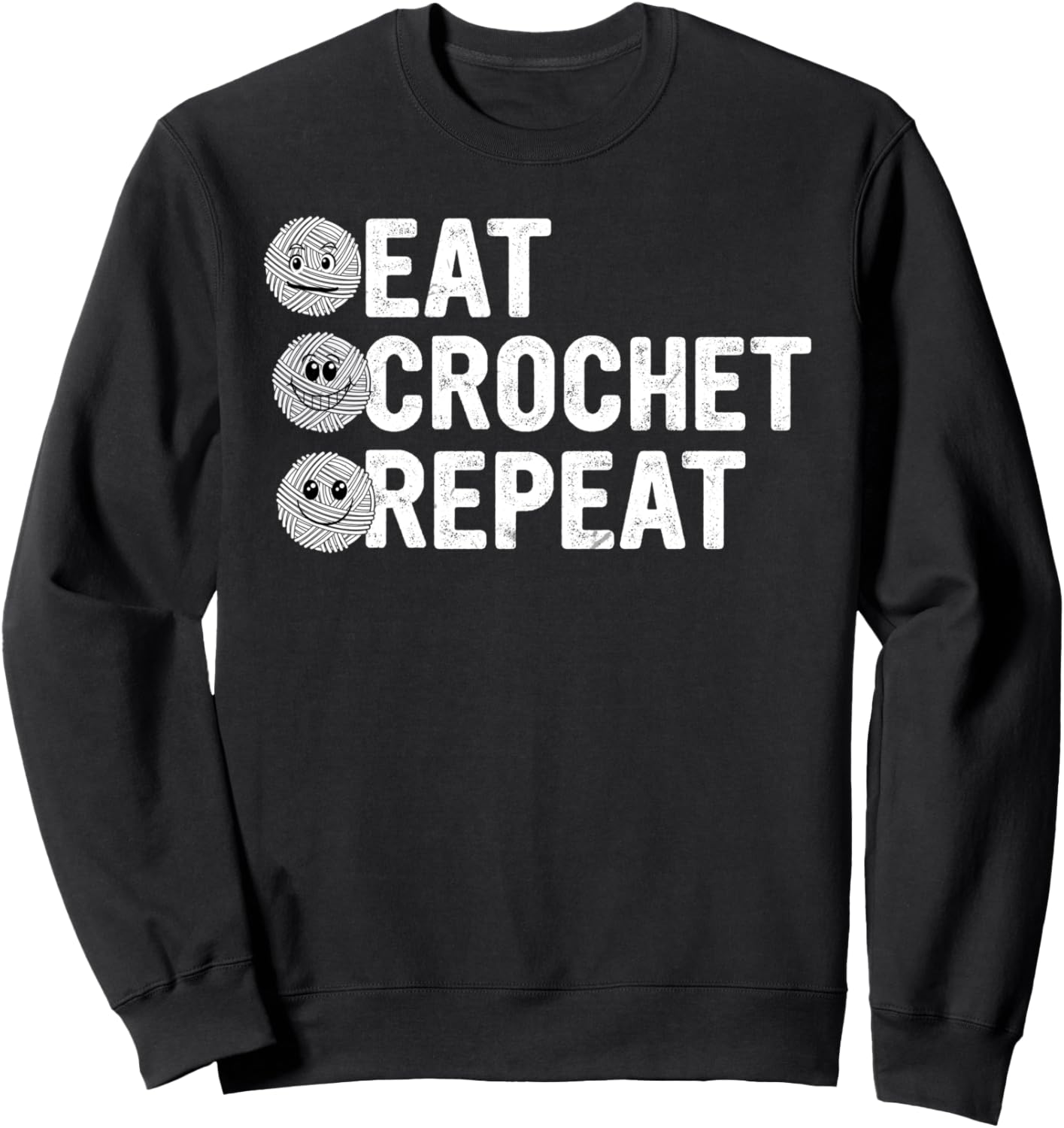 Вязаная толстовка с повторяющимся узором Crochet Lover Crocheting Ideas, черный
Вязаная толстовка с повторяющимся узором Crochet Lover Crocheting Ideas, черный