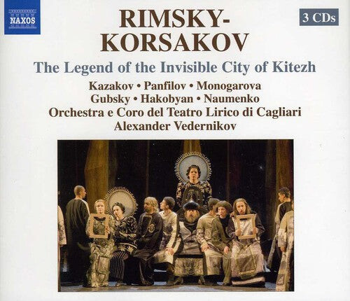 CD диск Rimsky-Korsakov / Vedernikov / Gulordava / Floris: Legend of the Invisible City of Kitezh
CD диск Rimsky-Korsakov / Vedernikov / Gulordava / Floris: Legend of the Invisible City of Kitezh