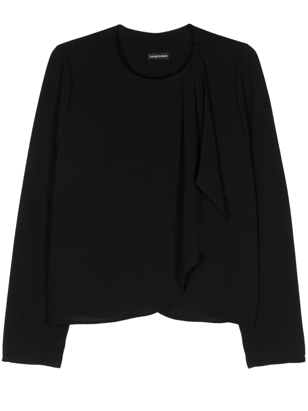 Креповый жакет Armure с запахом EMPORIO ARMANI, черный
Креповый жакет Armure с запахом EMPORIO ARMANI, черный