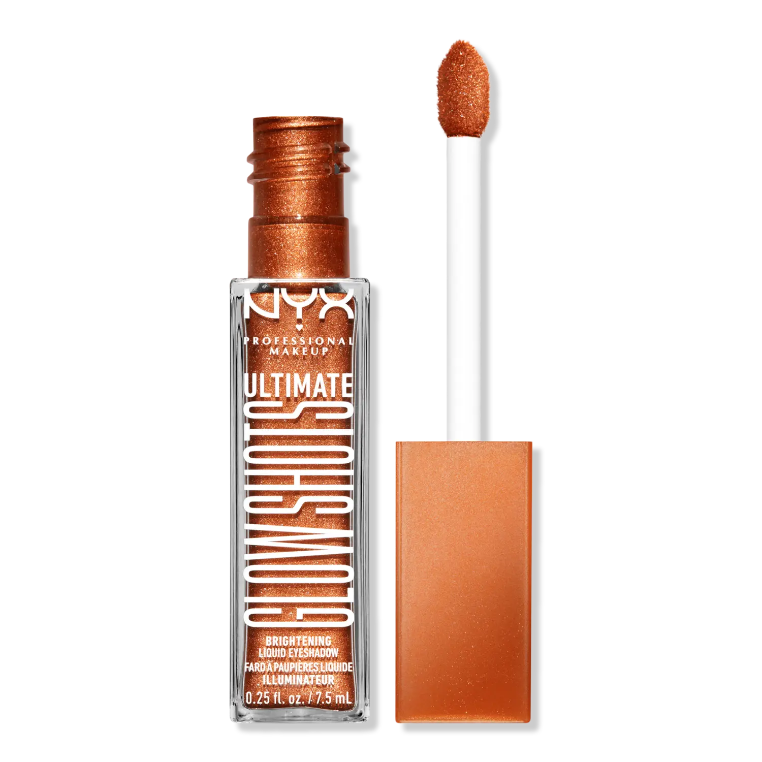 Жидкие тени для век Ultimate Glow Shots с витамином С NYX Professional Makeup, Wow Cacao (bronze)
Жидкие тени для век Ultimate Glow Shots с витамином С NYX Professional Makeup, Wow Cacao (bronze)