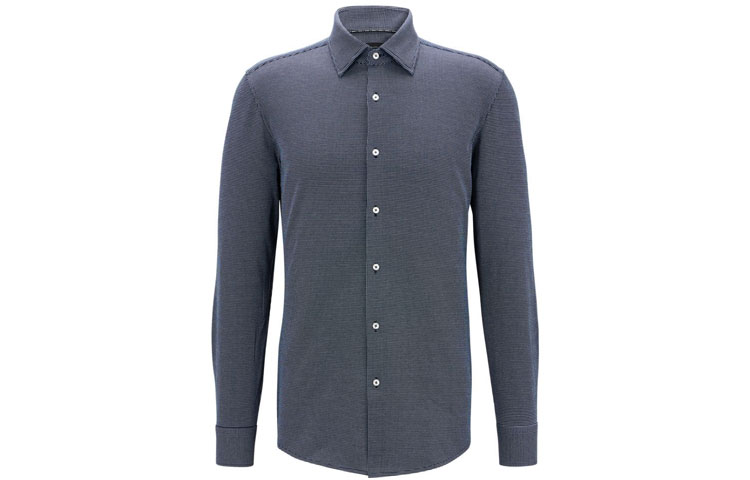 HUGO BOSS Мужская рубашка темно-серого цвета
HUGO BOSS Мужская рубашка темно-серого цвета