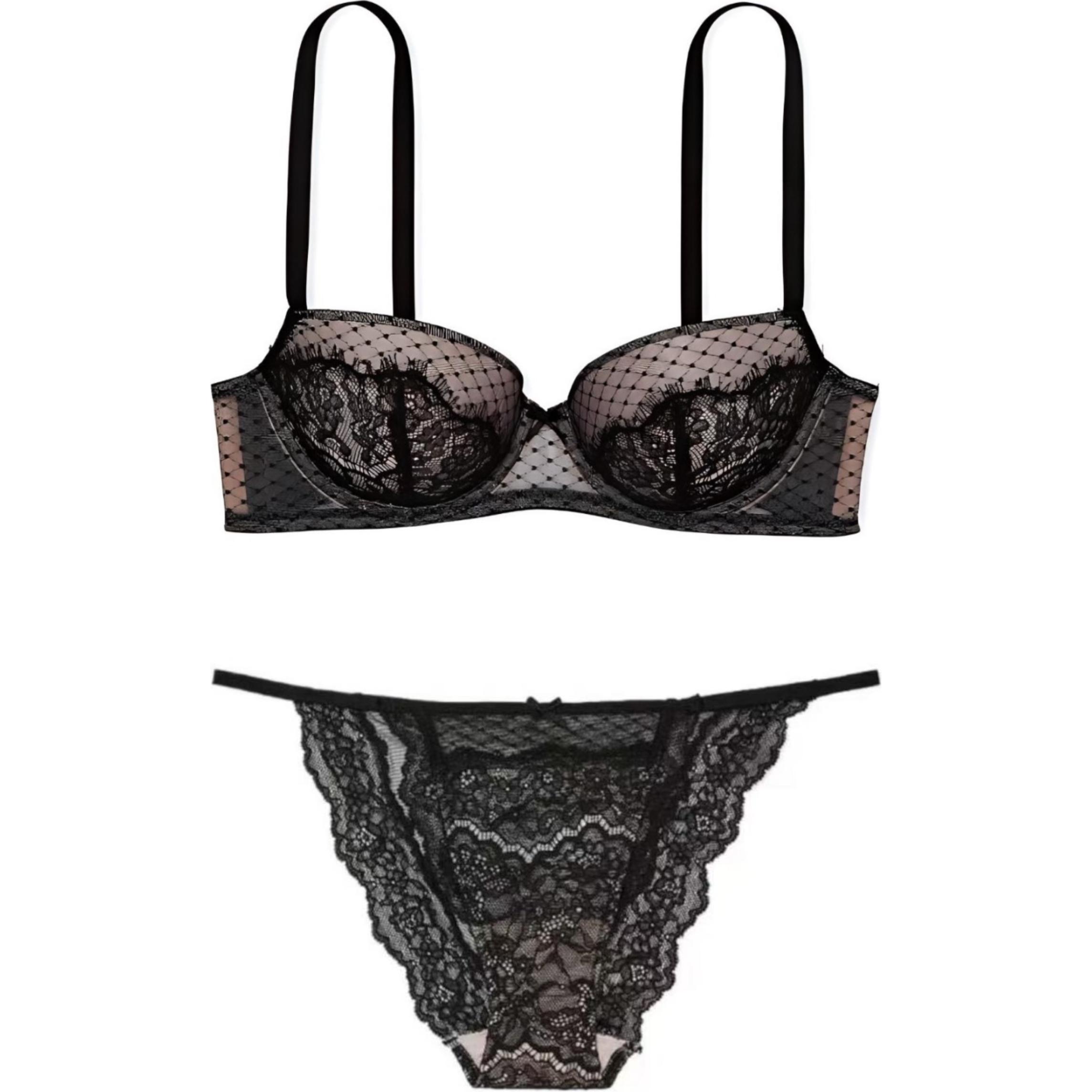 Victoria's Secret Женский комплект нижнего белья черный
Victoria's Secret Женский комплект нижнего белья черный